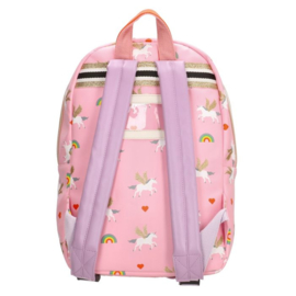 Zebra Rugzak Unicorn Love (m) - rugtas, schooltas, kinderrugzak + armbandje