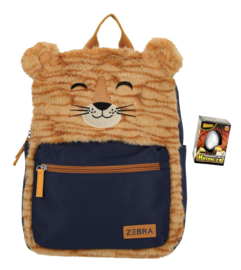 Zebra Rugzak Knuffel Leeuw - rugtas, schooltas, kinderrugzak + kadootje
