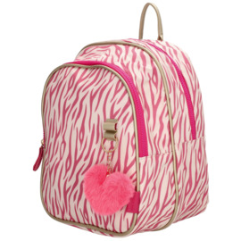 Beagles Rugzak roze Zebra armbandje + armbandje