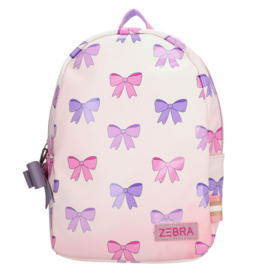 Zebra Rugzak Anna Strikjes - rugtas, schooltas, kinderrugzak + kadootje