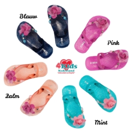 Zebra Trends Slippers Bloem - mt 23 t/m 30 - SALE