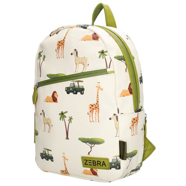 Zebra Rugzak Safari - rugtas + Dino Ei