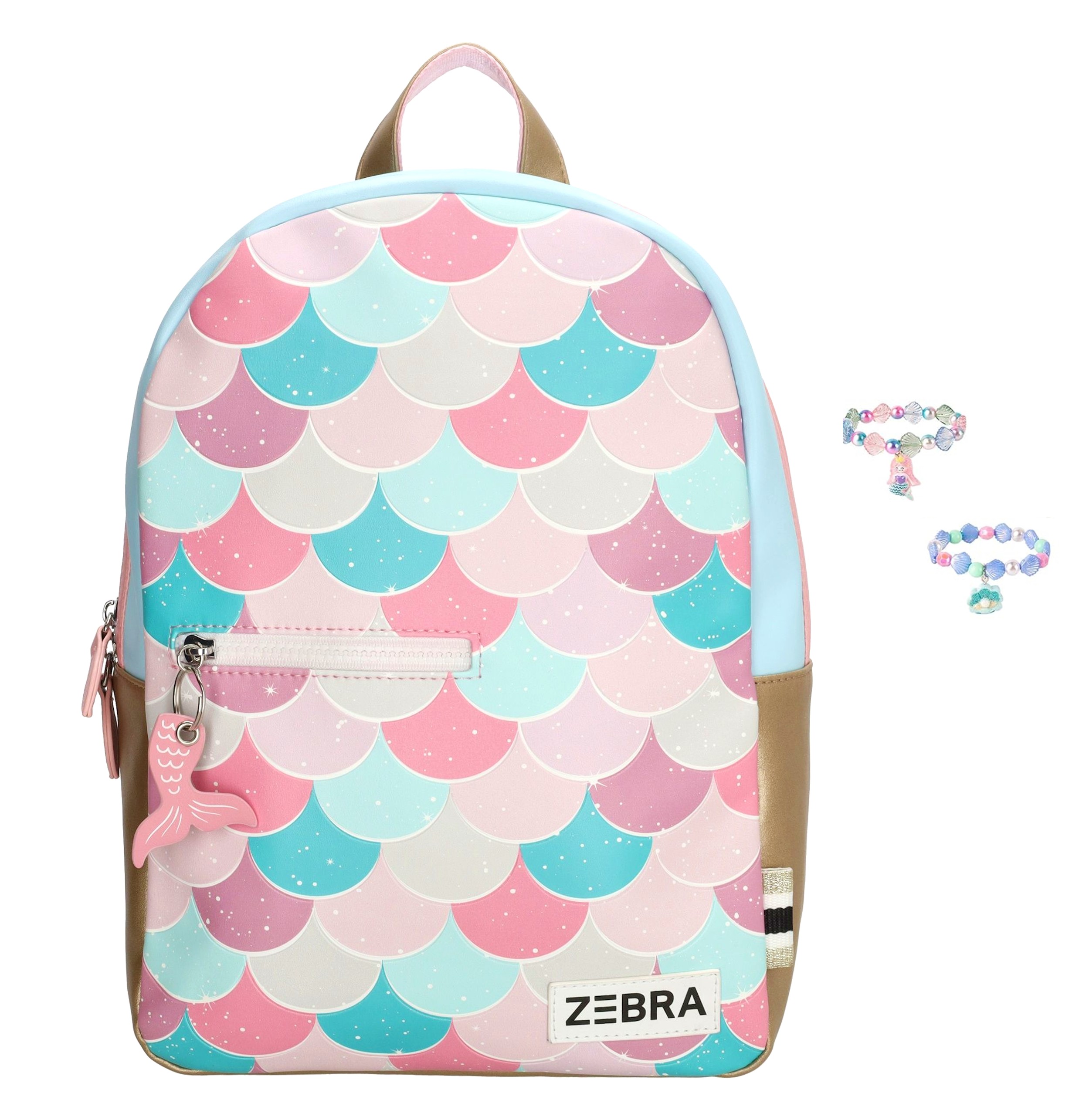 Zebra Rugzak Zeemeermin Esmee - rugtas, schooltas, kinderrugzak + kadootje