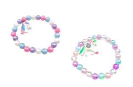 Unicorn Rugtasje Polly Multi Colours PAKKET + harthanger + armbandje + lipgloss