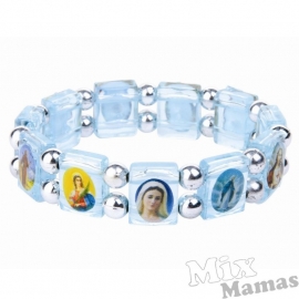 Mix Mamas Armbandje Blauw Herdenkingsarmbandje