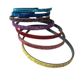 K3 jurkje Regenboog blauw + Glitter haarband