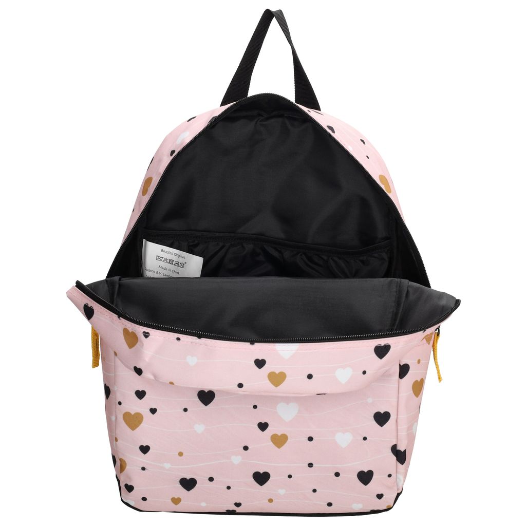 Beagles Original Rugzak Hearts roze + armbandje