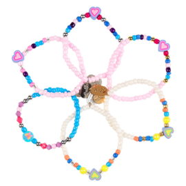 Zebra Rugzak Flower Fantasy + gratis armbandje