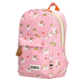 Zebra Rugzak Unicorn Love (m) - rugtas, schooltas, kinderrugzak + armbandje