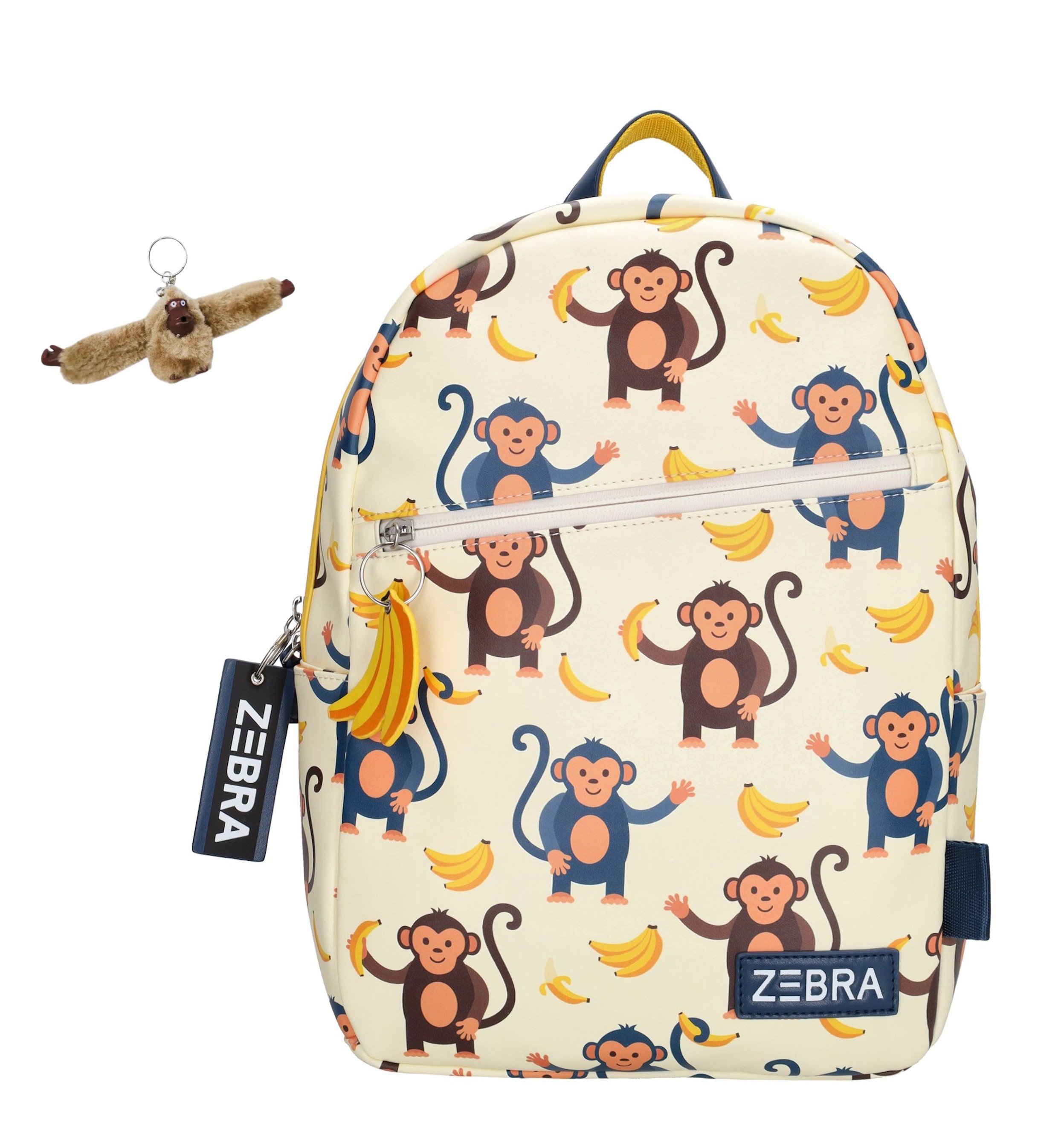 Zebra Rugzak Aapjes - rugtas, schooltas, kinderrugzak + kadootje