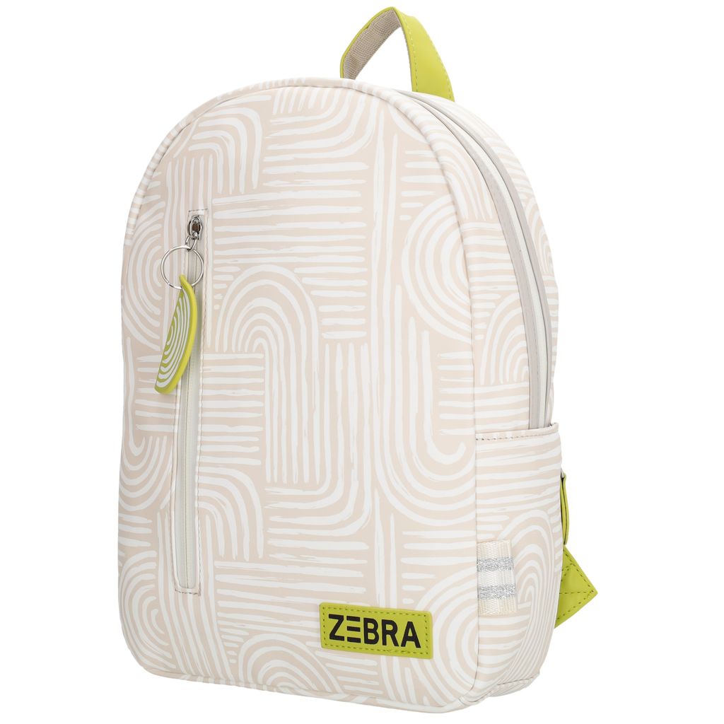 Zebra Rugzak Beige Bogen - rugtas + kadootje