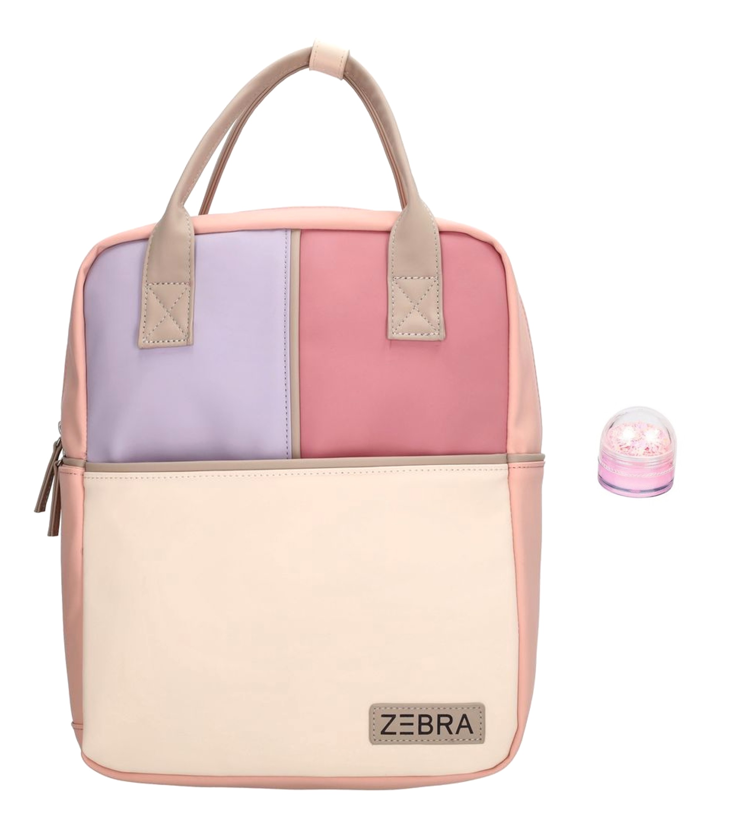 Zebra Rugzak Sterre Pink Colours - rugtas, schooltas, kinderrugzak + kadootje