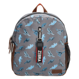 Zebra Rugzak Dino X-ray blauw + gratis Dino Ei