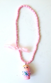 Matroesjka Ketting roze