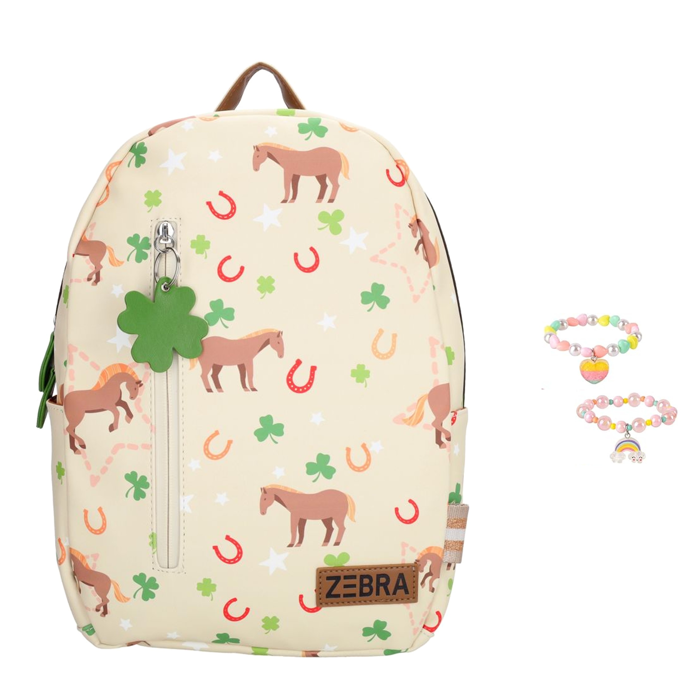 Zebra Rugzak Paard - rugtas, schooltas, kinderrugzak + kadootje