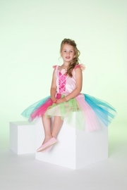 Feetje Jurk Nuria rainbow Prinses