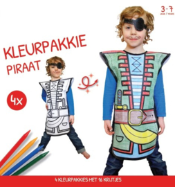 Kleurpakkie Piraat verkleedset