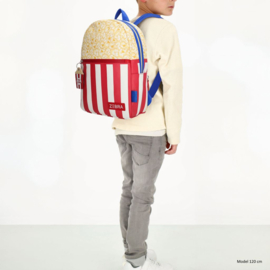 Zebra Rugzak Popcorn - rugtas, schooltas, kinderrugzak + kadootje