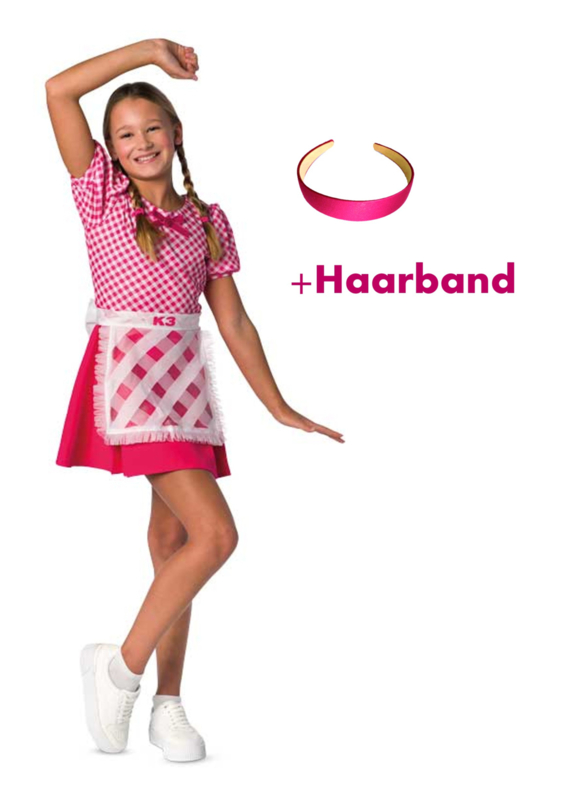 moed Berri Idool Nieuwe K3 jurkje Love Cruise + gratis haarband, k3 jurkje regenboog,  cheerleader - bestel online - direct leverbaar