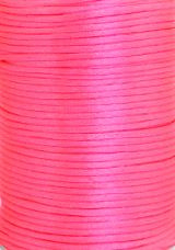 Satijnkoord Neon pink 2.5mm