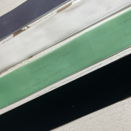 Fluweel velvet band 3,8cm breed diverse kleuren
