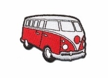 Opstrijk applicatie VW bus rood