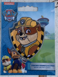 Paw patrol RUBBLE opstrijkbaar