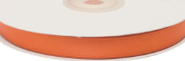 Oranje satijnband 10 mm