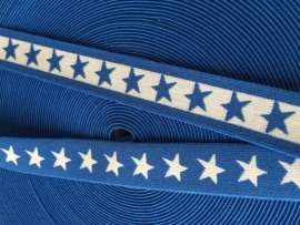 elastisch sterrenband royal blue