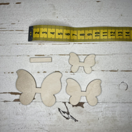 Mal voor vlinder strik 6cm