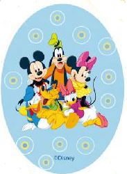 Mickey & Minnie Mouse and friends applicaties opstrijkbaar