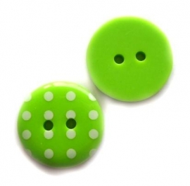 Stippen knoop lime 1,5cm