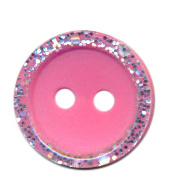 Knoop glitter rand roze