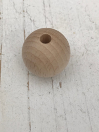 Houten kraal 2.5cm