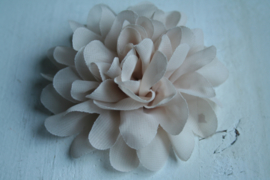 Bloemen chiffon 11 cm Zandbruin