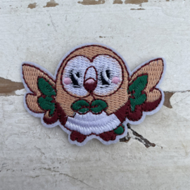 Strijkapplicatie pokemon rowlet 5cm.