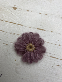 Wollen madeliefjes, 4cm.