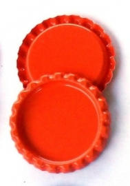 Bottlecap oranje pst zonder gaatje