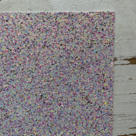 Leer grof glitter confetti diamant