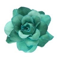 Roos ocean green stof 4.5cm.