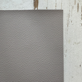 Leer licht beige grijs effen 20x30cm.