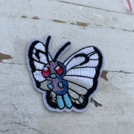 Strijkapplicatie pokemon butterfree 5cm.