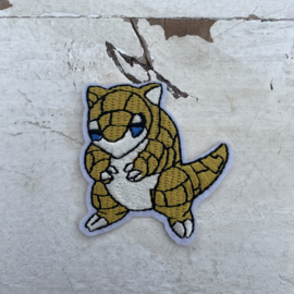 Strijkapplicatie pokemon sandshrew 5cm.