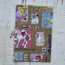 Sinterklaas goud kado zakje 12x15cm