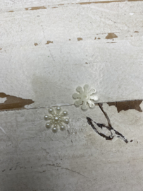 Flatback sneeuwster, diverse kleuren. 1.5cm