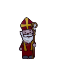 Flatback Sinterklaas met staf 4cm