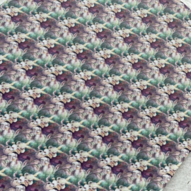 Leer hertje bambi groen paars