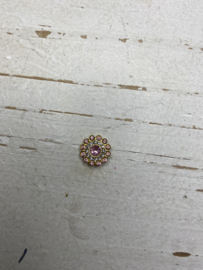 Rhinestone en steen diverse kleuren 1.3cm.