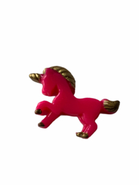 Flatback Pony hot pink-gold