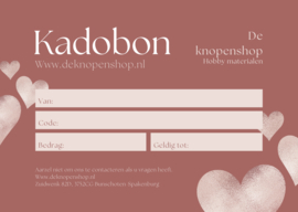 Kadobon €50,00